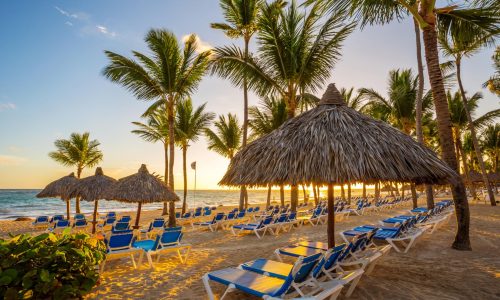 Tropical Beach Resort in Punta Cana, Dominican Republic