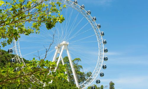 Roda Gigante Big Wheel no pontal norte na cidade Balneário Camboriú em Santa Catarina - Brasil